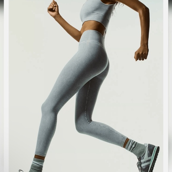 FP Movement by Free People Pants - Free People Good Karma Leggings Ice Grey M/L NWOT